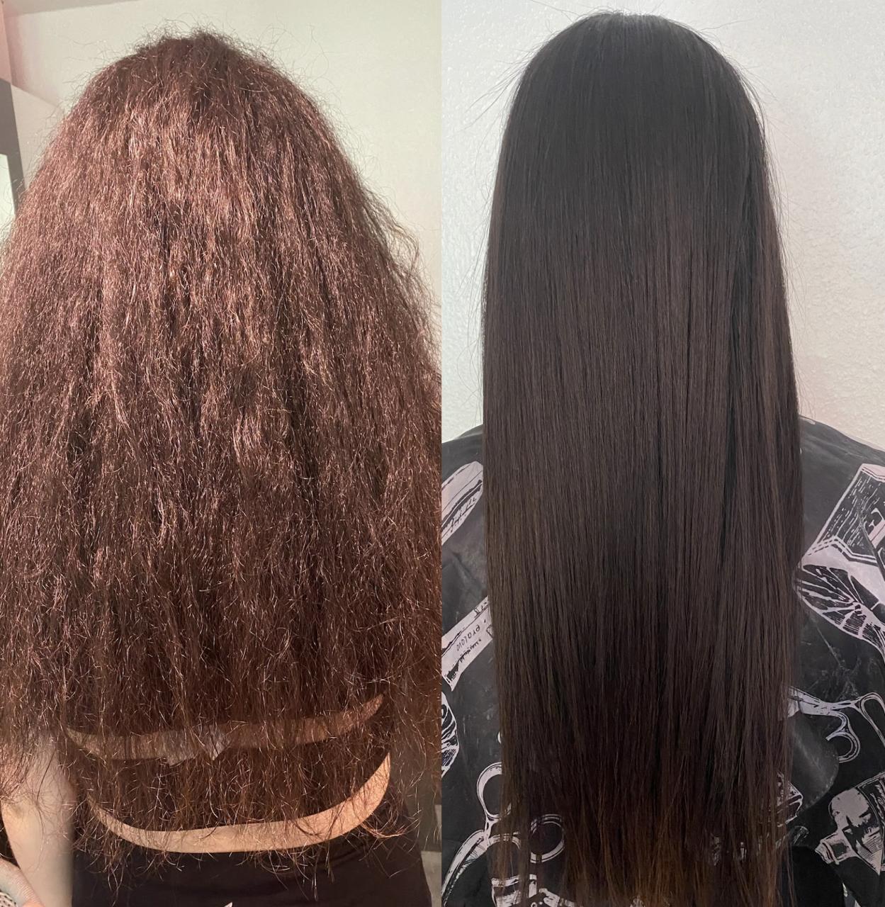 Dauerhafte Haarglättung